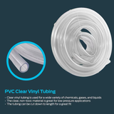 EZ-FLO 1-in Inner Diameter PVC Clear Vinyl Tubing (By-the-Foot)