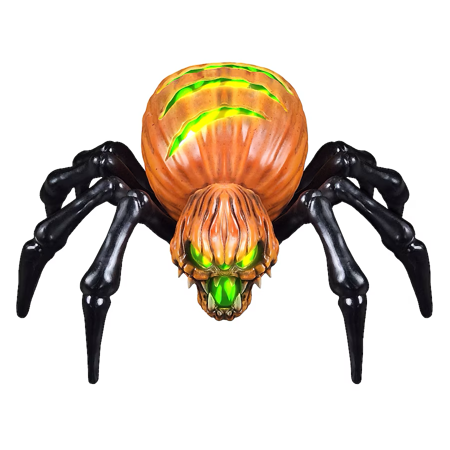 Haunted Living 18-in LED Flaming Pumpkin Spider