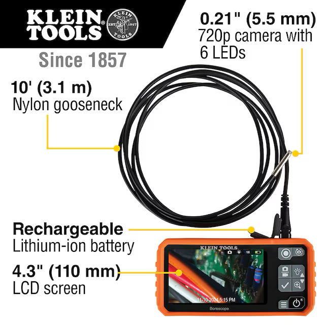 Klein Tools Utility Borescope