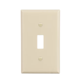 Eaton 1-Gang Standard Size Ivory Plastic Indoor Toggle Wall Plate (10-Pack)