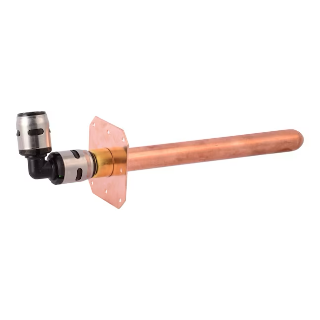 SharkBite EvoPEX 1/2-in Push-to-Connect 90-Degree Elbow x 8-in Length Copper Stub Out with Bracket