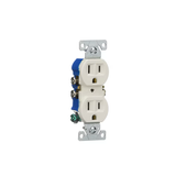 Eaton 15-Amp 125-volt Residential Duplex Outlet, Light Almond (10-Pack)