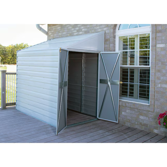 Arrow 4-ft x 7-ft Yardsaver Galvanized Steel Storage Shed