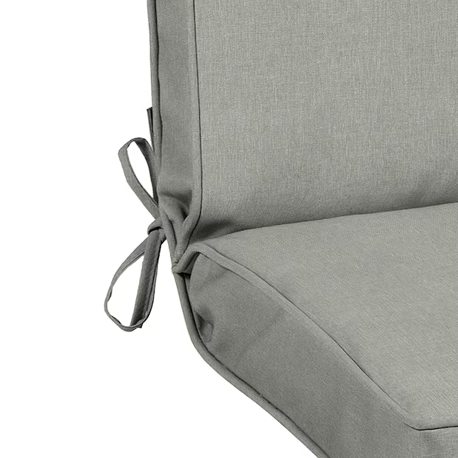 Origin 21 Cojín para silla de patio sólido gris de 20 x 20 pulgadas