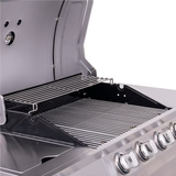 Char-Broil Performance Series Silberner Flüssigpropangasgrill mit 4 Brennern und 1 Seitenbrenner