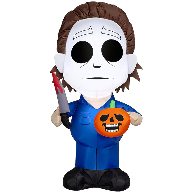 Inflable universal Michael Myers con LED de 3,5 pies