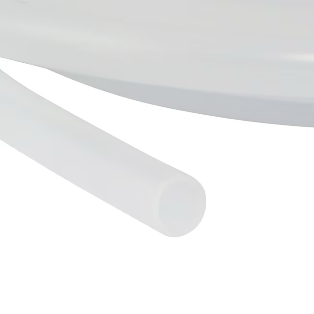 EZ-FLO 3/8 Zoll ID x 25 Fuß Polyethylen-Schlauch aus weißem, transparentem Vinyl