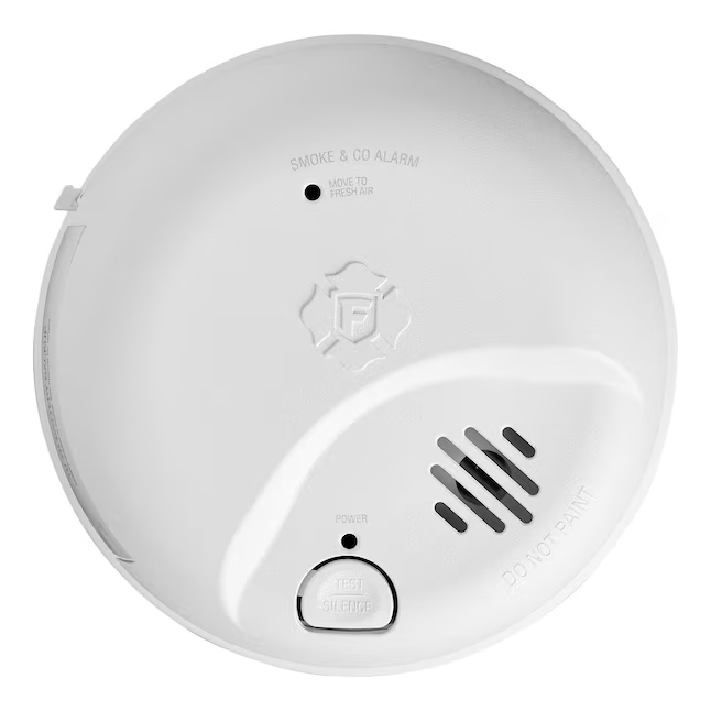 First Alert BRK 10-Year Battery 6-Pack Hardwired Combination Smoke and Carbon Monoxide Detector