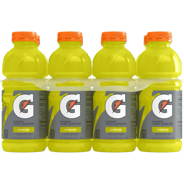 Gatorade 8-Pack 20-fl oz Lemon Lime Sports Drink