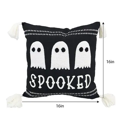 Almohada decorativa de Halloween de 16 pulgadas de Haunted Living