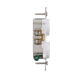 Eaton 20-Amp 125-volt Tamper Resistant Weather Resistant Commercial Duplex Outlet, White