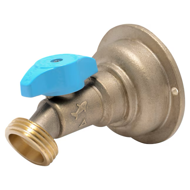 SharkBite 3/4-in Push-to-connect Brass Quarter Turn Hose Bibb