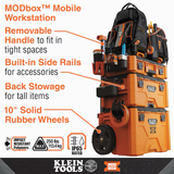 Klein Tools MODbox 22-in Orange Plastic Tool Box