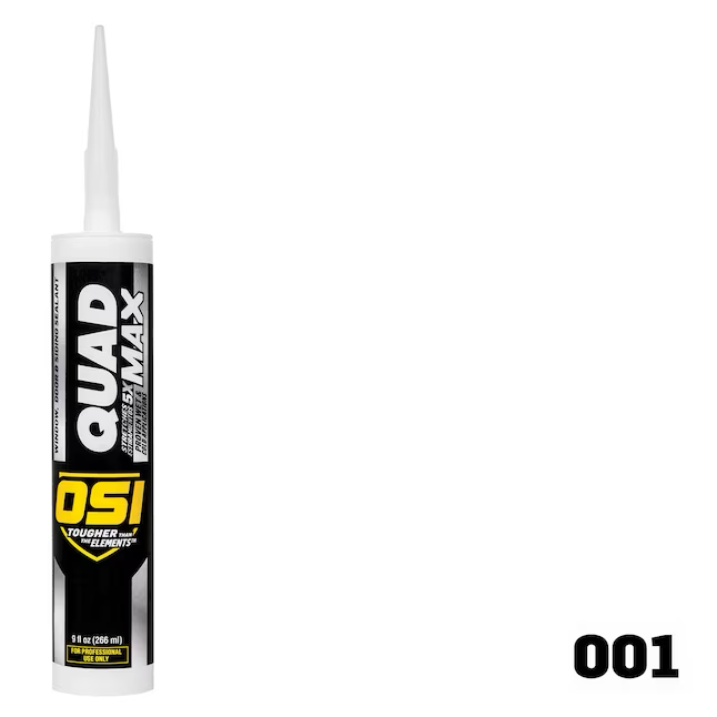 OSI Quad Max 9.5-oz White Paintable Advanced Sealant Caulk