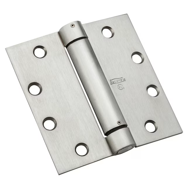 Bisagra para puerta exterior de cilindro cromado de 4-1/2 in de alto de National Hardware