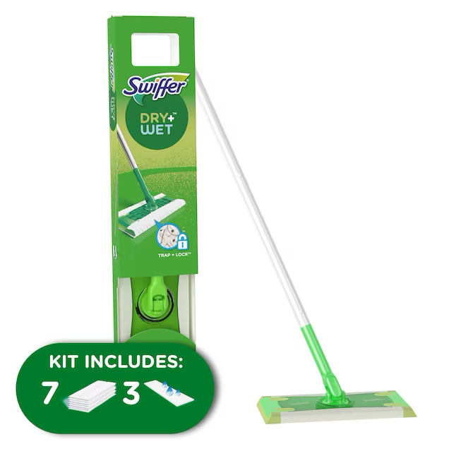 Swiffer Sweeper Dry and Wet Starter Kit Dust Mop