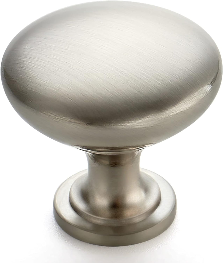 SABER SELECT Brushed Nickel Round Cabinet Knobs