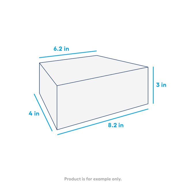 3 Zoll H x 8,2 Zoll L x 4 Zoll T Jaxon Beton-Stützwandblock