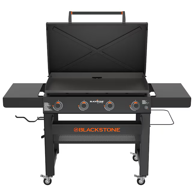 Blackstone 36 in Culinary Omnivore Griddle with Hood 4-Burner Liquid Propane Flat Top Grill