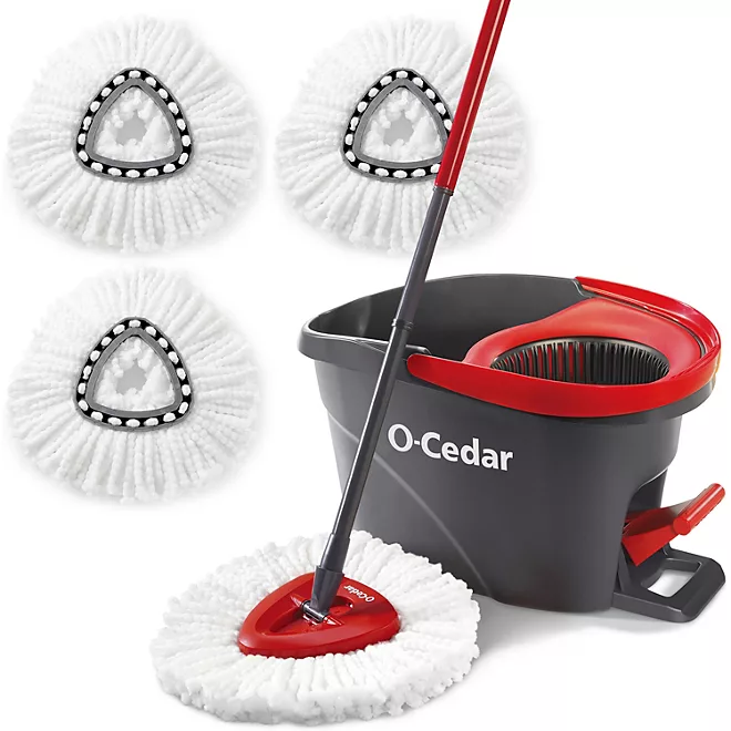 O-Cedar EasyWring Microfiber Spin Mop and Bucket System