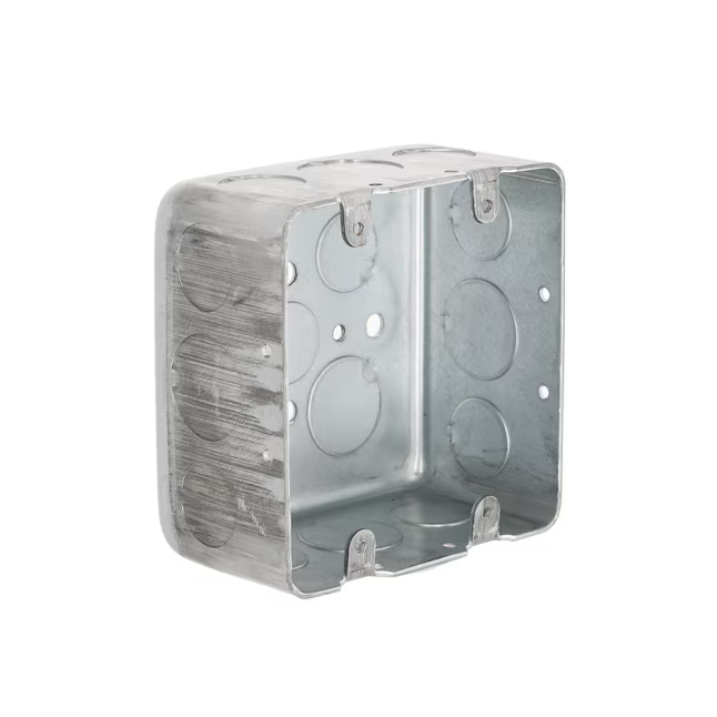 Hubbell RACO 2-Gang Galvanized Steel New Work Switch/Outlet Electrical Box