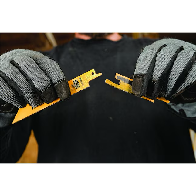 DEWALT BREAKAWAY Bi-metal 9-in 14/18 Tpi Metal Cutting Demolition Reciprocating Saw Blade (3-Pack)