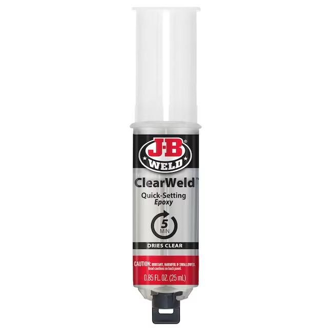 Adhesivo epoxi de jeringa JB WELD Clearweld - 25 ml