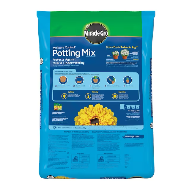 Mezcla de tierra para macetas multiusos Miracle-Gro de 25 cuartos