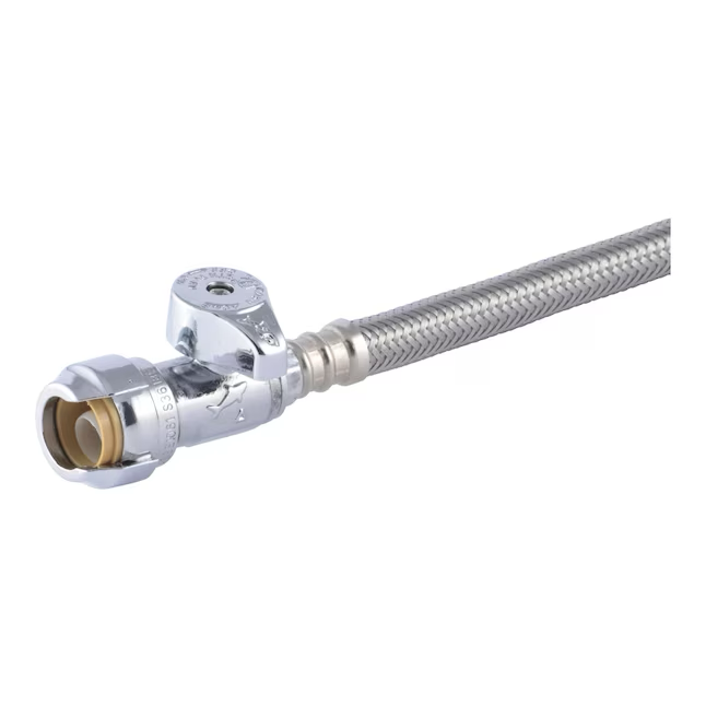 SharkBite Universal x 7/8-in Ballcock Thread x 16-in Braided Stainless Steel Flexible Toilet Supply Line