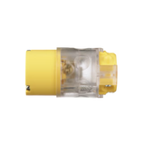 Eaton 15-Amp 125-Volt NEMA 5-15 3-wire General-duty Straight Connector, Yellow