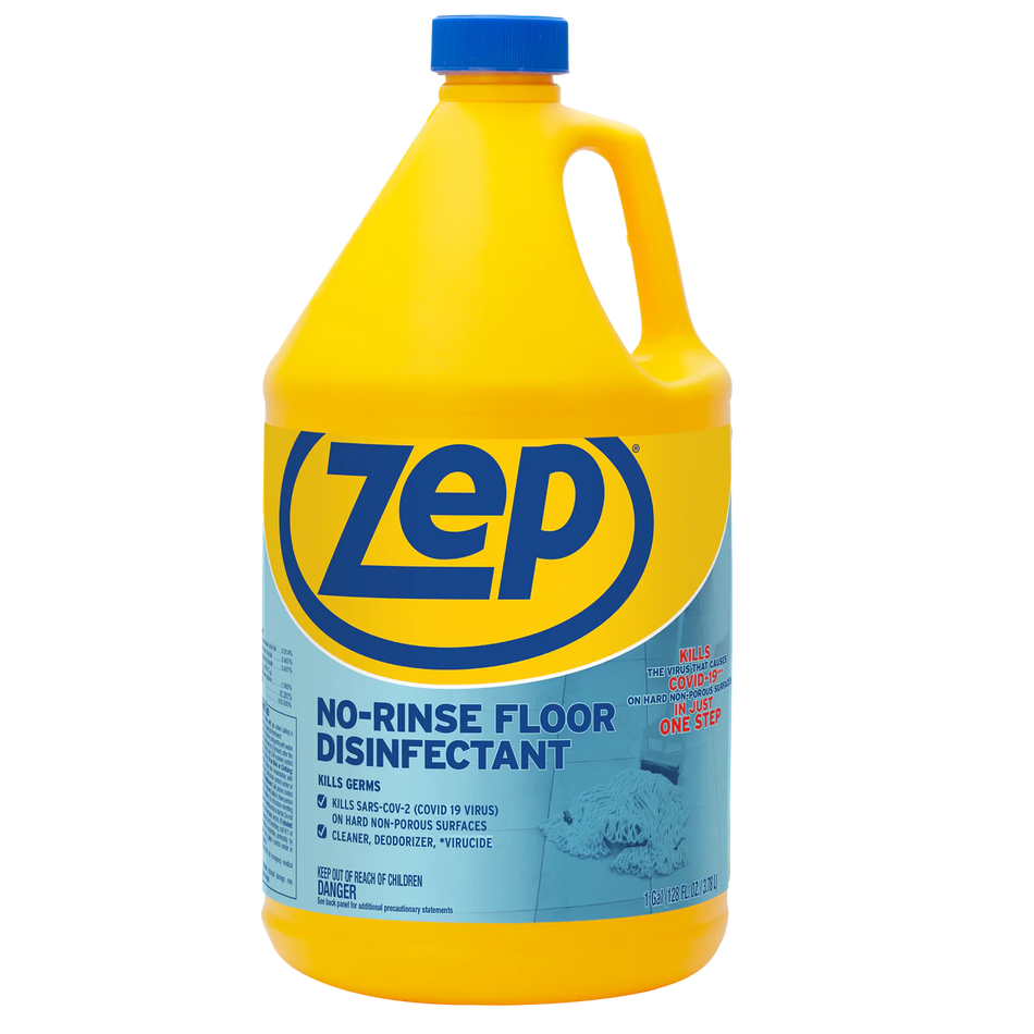 Zep Commercial No-Rinse Floor Disinfectant (1 Gallon)