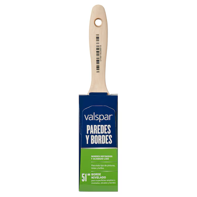 Valspar 2-in Reusable Polyester Flat Paint Brush (Trim Brush)