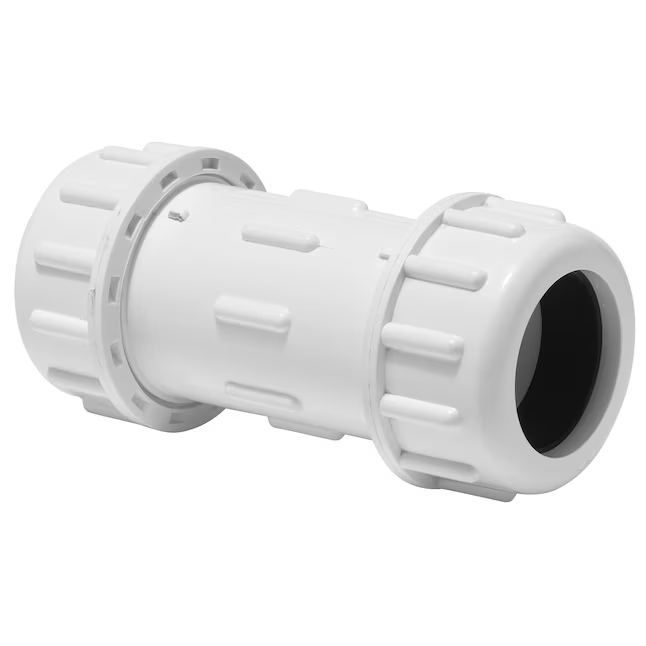 Homewerks Worldwide 1/2-in Schedule 40 PVC Compression Coupling