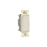 Eaton 20-Amp Single-Pole Rocker Light Switch, Light Almond