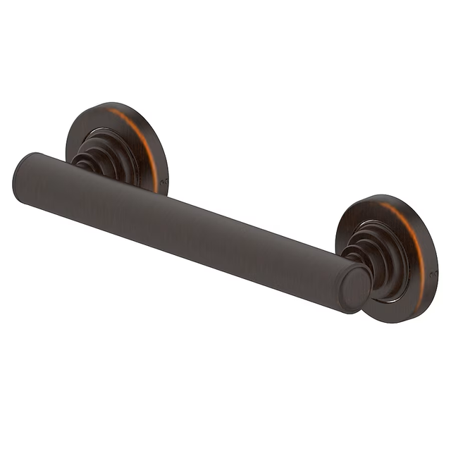 allen + roth Townley 9-in Oil-Rubbed Bronze Wall Mount ADA Compliant Grab Bar (500-lb Weight Capacity)