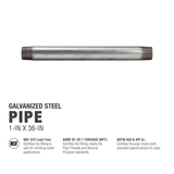 Southland 1-in x 36-in Galvanized Pipe