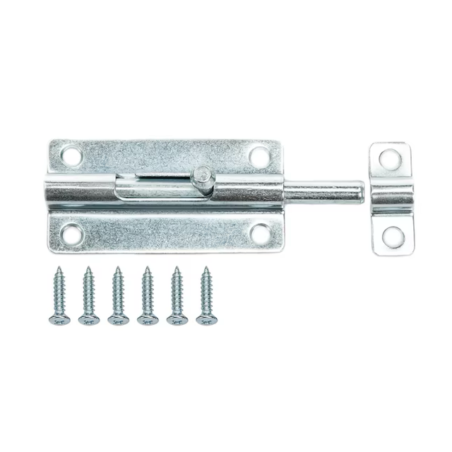 RELIABILT 4-in Zinc Steel Barrel Bolt