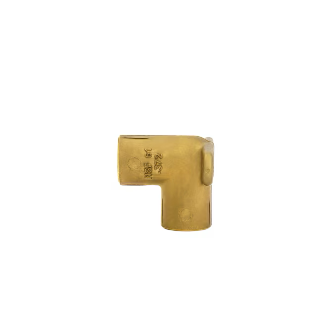 Streamline 1/2-in SWT x 1/2-in SWT Cast Brass 90-Degree Drop Ear Elbow