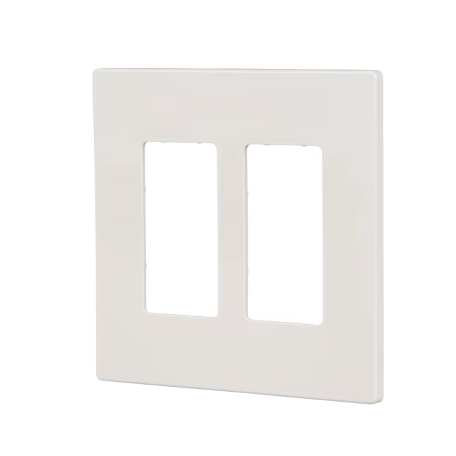 Eaton Placa de pared decorativa para interiores de policarbonato color almendra claro, tamaño mediano, 2 unidades