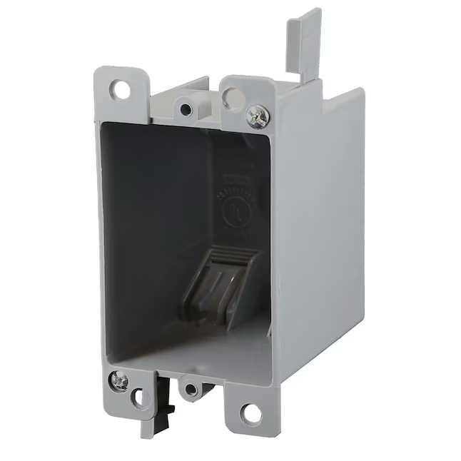 CANTEX 1-Gang PVC Old Work Switch/Outlet Electrical Box