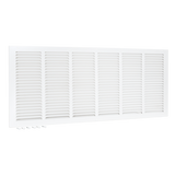 EZ-FLO Rejilla de aire de retorno de acero de 30 x 12 pulgadas (tamaño de conducto), color blanco