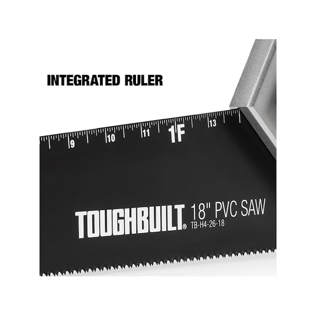 TOUGHBUILT PVC 18-Zoll-Handsäge für feinen Feinschnitt