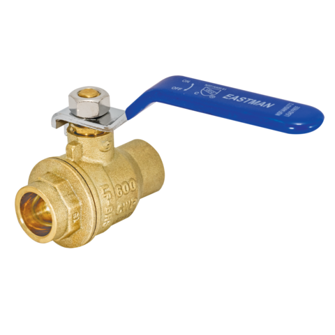 Eastman 1/2" x 1/2" Sweat Heavy-Duty Full Port Ball Valve