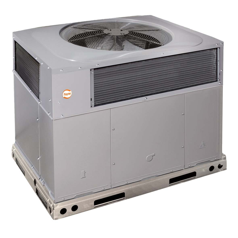 Payne 2 Ton 13.4 SEER2, Package RTU Gas Heat/Elec Cool, Single Stage, 208/1