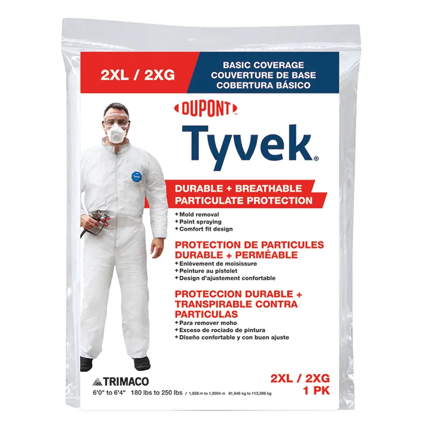 Trimaco XX-Large Trimaco 14124 DuPont, overol desechable Tyvek