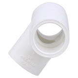 Charlotte Pipe 1-1/2-in. x 3/4-in. White PVC Reducing Tee for Pressure Applications