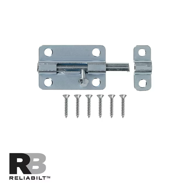 RELIABILT 3-in Zinc Steel Barrel Bolt