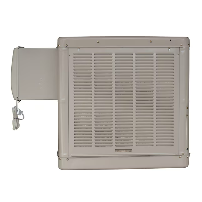 Essick Air 4200-CFM Enfriador evaporativo de ventana para exteriores de 2 velocidades para 1400 pies cuadrados (motor incluido)