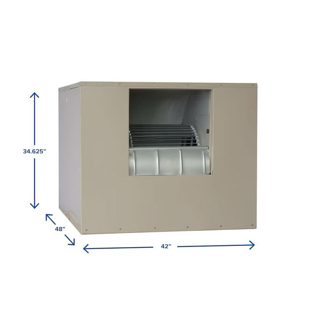 MasterCool Enfriador evaporativo de montaje en techo para exteriores de velocidad 7000 CFM para 2300 pies cuadrados