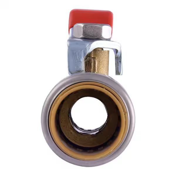 SharkBite Max 3/4 in. x 1/2 in. Brass Push-to-Connect Ball Valve